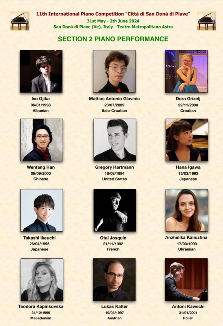 Section 2 Piano Performance
